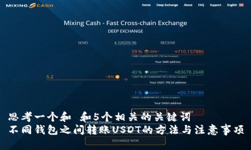 思考一个和 和5个相关的关键词  
不同钱包之间转账USDT的方法与注意事项